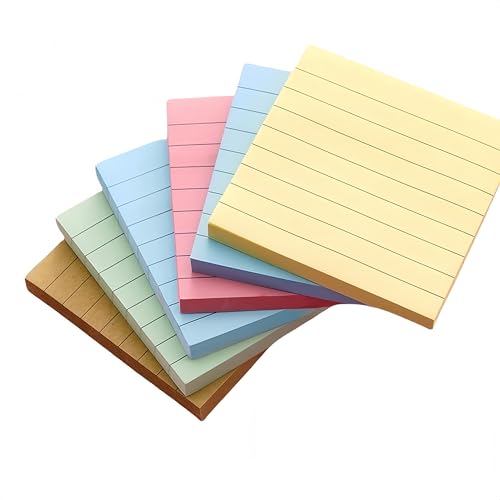 10 Blöcken Haftnotizen,Tootesa Post Sticky Notes,800 Blätter Haftnotizen 75x75 mm, Selbst klebepads helle Farben Haftnotizen, recycelbar, einfach zu posten für Zuhause, Büro, Notizbuch von Tootesa
