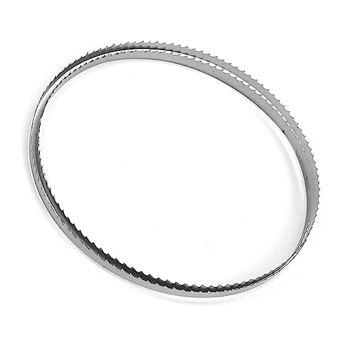 Gehärtete Zahnspitzen Bandsägeblatt, Holzbandsägeblatt Sägeband, 6,35 mm-6t SK5 Kohlenstofffeder Stahl Zubehör zum Schneiden von Holzbearbeitungsmaschinen von Toothbace