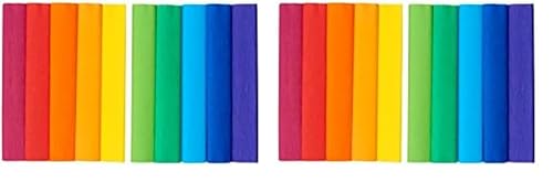 Krepppapier 25x200cm Mix Regenbogenfarben 20er Pack, Regenbogenmix Krepppapier 25x200cm Mix Regenbogenfarben 20er Pack, Regenbogenmix von Top-2000