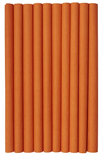 Krepppapier 50x200 cm Crepepapier für Handwerke, Kräuselpapier zur Dekoration, Schulpapier, Rollenpapier Elastizität, nicht abfärbende Farben, hellbraun 10er Pack, Helles Braun Krepppapier 50x200 cm Crepepapier für Handwerke, Kräuselpapier zur Dekoration, Schulpapier, Rollenpapier Elastizität, nicht abfärbende Farben, hellbraun 10er Pack, Helles Braun von Top-2000