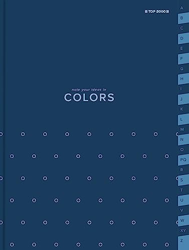 Top-2000 Index Notizbuch A5 96 Blatt kariert, A-Z, Blau/Notizbuch mit Register A-Z Top-2000 Index Notizbuch A5 96 Blatt kariert, A-Z, Blau/Notizbuch mit Register A-Z von Top-2000