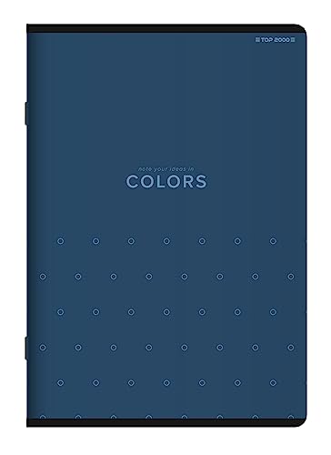 Top-2000 Notizbuch/Heft, DIN A4 kariert mit Rand, je 60 Blatt, 70g-m² Papier, Softcover 1er-Pack, Blau Top-2000 Notizbuch/Heft, DIN A4 kariert mit Rand, je 60 Blatt, 70g-m² Papier, Softcover 1er-Pack, Blau von Top-2000