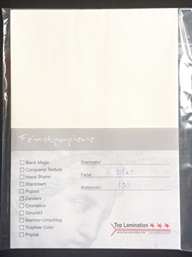 100 Blatt DIN A3 Transparentpapier klar weiß 200g/m² von Top Lamination - exzellente Durchsicht, sehr gute Qualität, für: Einladungen, Visitenkarten, Einlegeblätter, Hochzeitskarten, Architektenpläne, Bastelarbeiten 100 Blatt DIN A3 Transparentpapier klar weiß 200g/m² von Top Lamination - exzellente Durchsicht, sehr gute Qualität, für: Einladungen, Visitenkarten, Einlegeblätter, Hochzeitskarten, Architektenpläne, Bastelarbeiten von Top Lamination Laminiertechnik