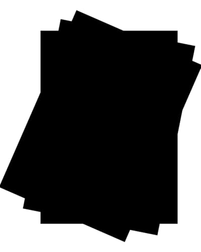 100 Blatt DIN A4 schwarzes Papier 350g/m² von Top Lamination - dicker Karton komplett durchgefärbt 210x297 mm 100 Blatt DIN A4 schwarzes Papier 350g/m² von Top Lamination - dicker Karton komplett durchgefärbt 210x297 mm von Top Lamination Laminiertechnik