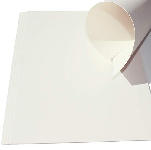 25 Blatt DIN A2 320g/m² weißes dickes Papier Karton 320g/m² von Top Lamination von Top Lamination Laminiertechnik