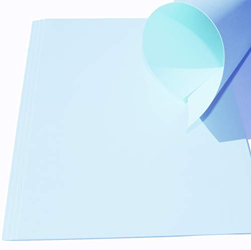 25 Blatt DIN A3 hellblaues Papier 170g/m² von Top Lamination Buntpapier Ton-Zeichen-Karton von Top Lamination Laminiertechnik