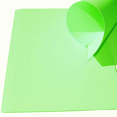 25 Blatt DIN A3 jade-grünes Papier 170g/m² von Top Lamination - komplett durchgefärbt Buntpapier Tonkarton von Top Lamination Laminiertechnik