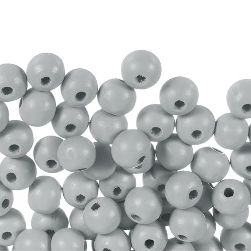 TOP-VIGOR 100 Stück Holzperlen, 12 mm, natürliche, runde Holzperlen, unlackiert, lose Perlen für DIY-Schmuckherstellung, Makramee, handgefertigtes Armband, Wandbehang, Basteln, Malerei, Heimdekoration TOP-VIGOR 100 Stück Holzperlen, 12 mm, natürliche, runde Holzperlen, unlackiert, lose Perlen für DIY-Schmuckherstellung, Makramee, handgefertigtes Armband, Wandbehang, Basteln, Malerei, Heimdekoration von Top-Vigor