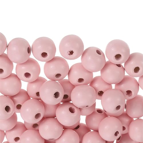 TOP-VIGOR 200 Stück Holzperlen, 10 mm, natürliche, runde Holzperlen, unlackiert, lose Perlen für DIY-Schmuckherstellung, Makramee, handgefertigtes Armband, Wandbehang, Basteln, Malerei, Heimdekoration TOP-VIGOR 200 Stück Holzperlen, 10 mm, natürliche, runde Holzperlen, unlackiert, lose Perlen für DIY-Schmuckherstellung, Makramee, handgefertigtes Armband, Wandbehang, Basteln, Malerei, Heimdekoration von Top-Vigor