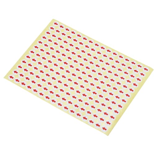 TOP-VIGOR Kleine rote Pfeilaufkleber 1,0 cm runde selbstklebende Etiketten, 15 Blatt PET Richtungsmarkierungspunkte für Qualitätskontrolle, Fehlermarkierung, Sortierung, Inspektionsverpackung TOP-VIGOR Kleine rote Pfeilaufkleber 1,0 cm runde selbstklebende Etiketten, 15 Blatt PET Richtungsmarkierungspunkte für Qualitätskontrolle, Fehlermarkierung, Sortierung, Inspektionsverpackung von Top-Vigor