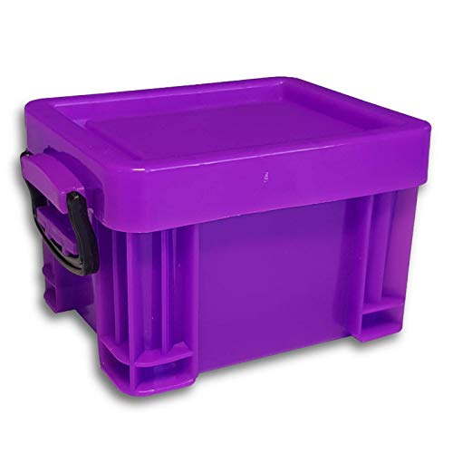 TopDeal-- Kleine Stapelbox, Aufbewahrungsbox, Box mit Deckel, Kleinteilebox, Sortierbox, Größe: Gr.1 Lila TopDeal-- Kleine Stapelbox, Aufbewahrungsbox, Box mit Deckel, Kleinteilebox, Sortierbox, Größe: Gr.1 Lila von TopDeal--