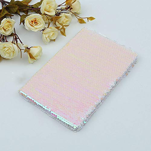 (Rosa) Glitzerndes A5 Pailletten-Wende-Notizbuch, Geburtstagsgeschenk für den täglichen Gebrauch, Projekte schreiben, Listen erstellen und Notizen machen von TopHomer