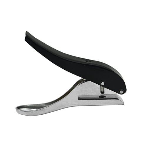 1 Stück Einrundlocher Handwerkzeug, Heavy Duty Handgehalten 8mm Manuelle Runde Locher für ID-Karten PVC-Karten Ausweis Fotos Anhänger Tickets (Modell C) von TopHomer