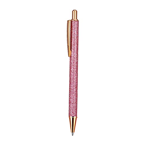 1 Stück Kugelschreiber, 1,0 mm Klick, Einziehbarer Kugelschreiber, Metallstifte, Glitzer, Schwarze Tinte, Mittlere Spitze, Geschenkstifte für Männer, Frauen, Studenten Rosa 1 Stück Kugelschreiber, 1,0 mm Klick, Einziehbarer Kugelschreiber, Metallstifte, Glitzer, Schwarze Tinte, Mittlere Spitze, Geschenkstifte für Männer, Frauen, Studenten Rosa von TopHomer
