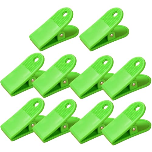 10 Stück Bulldogge Büroklammern Kunststoff - Bulldog Binder Clips, 58mm Scharnier Klammern für Papier Büros Küche Hause -Grün 10 Stück Bulldogge Büroklammern Kunststoff - Bulldog Binder Clips, 58mm Scharnier Klammern für Papier Büros Küche Hause -Grün von TopHomer