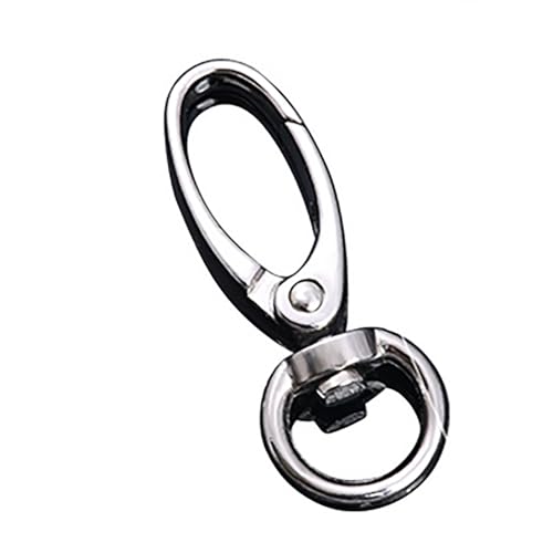 10 Stück Silber Schwenk Keyrings Zinklegierung Schlüsselanschlüsse Mini -Schlüsselriss Hängen hängende Haken für die Herstellung von DIY -Handwerks(Taillenschnalle hängen) von TopHomer