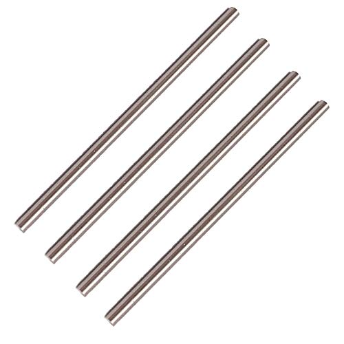 2mm runde Stahlstange, HSS-Drehmaschine, 100 mm lang, für Wellengetriebe, Bohrmaschinen, Drehmaschinen, Miniaturachse, zylindrischer Stift, Heimwerker-Werkzeug, 20 Stück von TopHomer