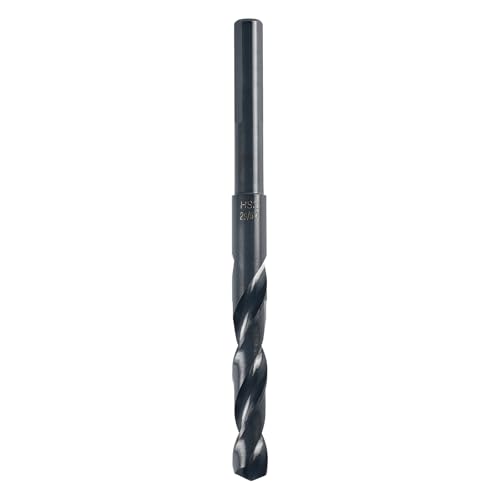 3-Flach-Spiralbohrer mit reduziertem Schaft, 135 Grad offener Winkel-HSS-Bohrer zum Bohren von Kupfer, Aluminium, Holz, Kunststoff von TopHomer