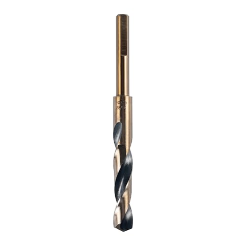 43/64 Zoll 3-Flats Bohrer HSS M35 Hochgeschwindigkeitsstahl Reduzierter Schaft Spiralbohrer 3/8 Zoll Dreieckschaft Durchmesser & 7.6 cm Arbeitslänge für Metall, Edelstahl und legierten Stahl 43/64 Zoll 3-Flats Bohrer HSS M35 Hochgeschwindigkeitsstahl Reduzierter Schaft Spiralbohrer 3/8 Zoll Dreieckschaft Durchmesser & 7.6 cm Arbeitslänge für Metall, Edelstahl und legierten Stahl von TopHomer