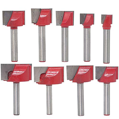 9 Stück/Satz 6mm Schaft Bodenreinigungsfräser CNC Router Schaftfräser Holzbearbeitungswerkzeug Bit 9 Stück/Satz 6mm Schaft Bodenreinigungsfräser CNC Router Schaftfräser Holzbearbeitungswerkzeug Bit von TopHomer