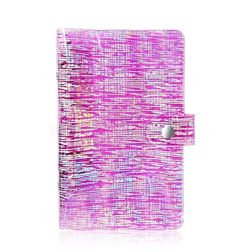 A6-Ringbuchhülle aus weichem PVC, 6-Loch-Ringbuch, nachfüllbarer Papierbinder, wasserdicht, Loseblatt, Notizbuch, Ordner, persönlicher Planer, Binderhülle für Tagebuch, Silberrosa A6-Ringbuchhülle aus weichem PVC, 6-Loch-Ringbuch, nachfüllbarer Papierbinder, wasserdicht, Loseblatt, Notizbuch, Ordner, persönlicher Planer, Binderhülle für Tagebuch, Silberrosa von TopHomer