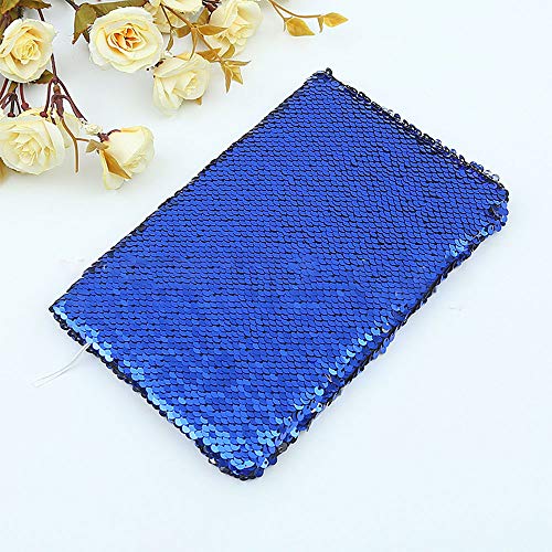 Blau Bunte A5 Reversible Pailletten Notizbuch Tagebuch, funkelnde glänzende glitzernde Planer Journal Schreibwaren Set für Projekte Schreiben Listen Notizen Geburtstag Geschenk Blau Bunte A5 Reversible Pailletten Notizbuch Tagebuch, funkelnde glänzende glitzernde Planer Journal Schreibwaren Set für Projekte Schreiben Listen Notizen Geburtstag Geschenk von TopHomer