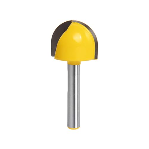 Cove Box Fräser, Wolframstahllegierung 1/4 Zoll Schaft Halbrunder Nutfräser für CNC, Tisch- und Handfräser von TopHomer