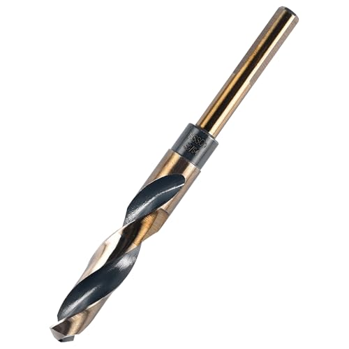 Spiralbohrer mit reduziertem Schaft, M35, HSS, Kobaltbohrer mit 3/8-Zoll-Schaft für Edelstahl-Legierung, Metall, Bohrwerkzeug von TopHomer