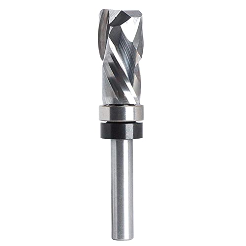 Spiralfräser Up&Down Kompressions Bündigfräser mit 6 mm Schaft Kompressionsfräser Oberfräse Fräser für Holz Holzschnitt, Schnitzen zum Zurechtschneiden von TopHomer