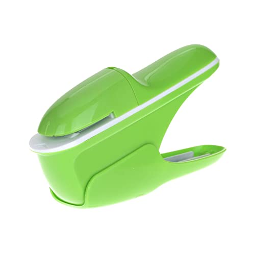 Stapler loser Hefter, Manuelle Hefter, Tragbarer Heft freier Hefter für Broschüren, Zeitungen, Flugblätter-Grün Stapler loser Hefter, Manuelle Hefter, Tragbarer Heft freier Hefter für Broschüren, Zeitungen, Flugblätter-Grün von TopHomer