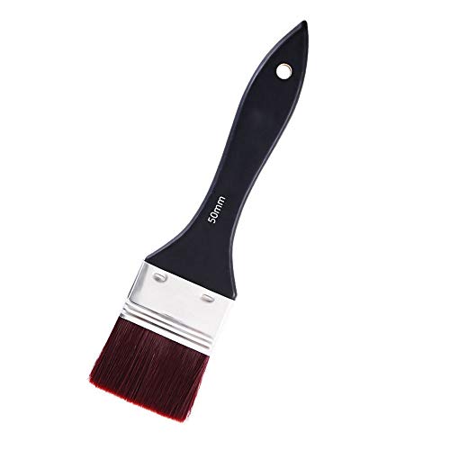 TopHomer Aquarell Acryl Flachpinsel, 20/40/50/60/70/80mm Nylon-Pinsel Künstler Malen Pinsel, 1 Stück Flache Künstlerpinsel für Malerei Ölmalerei Ölfarben Bürste von TopHomer
