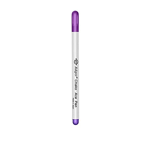 TopHomer Wasserlöschbarer Stift mit Vanishing Ink Stoffmarker, Kreuzstich, verschwindende Tinte für Schneiderkreide, Gelstifte, Nähwerkzeuge von TopHomer