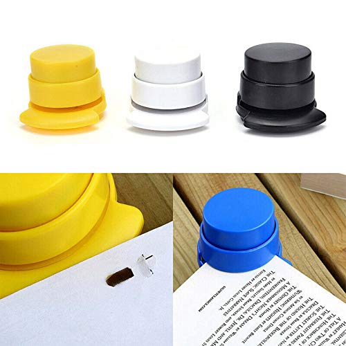 TopHomer Tragbarer Hefter, ohne Heftklammern, für Büro, Zuhause, Kinder, zufällige Farbe von TopHomer