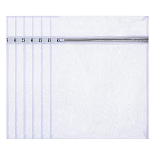 Wäschesack aus Netzstoff, langlebig, mit Reißverschluss, wiederverwendbar, langlebig, für Blusen, Strumpfwaren, Unterwäsche, BH, Dessous, Babykleidung, 60 x 60 cm, 6 Stück Wäschesack aus Netzstoff, langlebig, mit Reißverschluss, wiederverwendbar, langlebig, für Blusen, Strumpfwaren, Unterwäsche, BH, Dessous, Babykleidung, 60 x 60 cm, 6 Stück von TopHomer