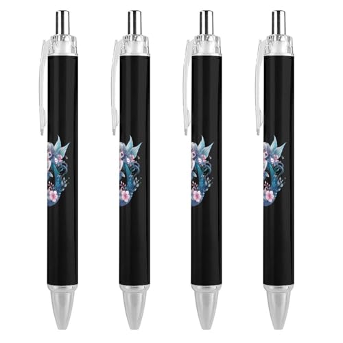 TopZeDeals Meerjungfrau-Kugelschreiber, einziehbarer Kugelschreiber, Arbeitsstift, Rollkugelschreiber für Büro, Schule, Zubehör, 4 Stück TopZeDeals Meerjungfrau-Kugelschreiber, einziehbarer Kugelschreiber, Arbeitsstift, Rollkugelschreiber für Büro, Schule, Zubehör, 4 Stück von TopZeDeals