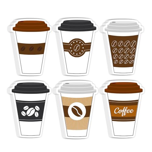 Kaffeetassen-Pinnwand-Ausschnitte, 8,9 x 14,9 cm, Mini-Klassenzimmer, Pinnwand, Ausschnitte für Klassenzimmer, Party, Kaffeehaus, Dekoration, DIY, Handwerk, Schule, Büro, Wand, Fenster, 60 Stück pro Kaffeetassen-Pinnwand-Ausschnitte, 8,9 x 14,9 cm, Mini-Klassenzimmer, Pinnwand, Ausschnitte für Klassenzimmer, Party, Kaffeehaus, Dekoration, DIY, Handwerk, Schule, Büro, Wand, Fenster, 60 Stück pro von Topabel