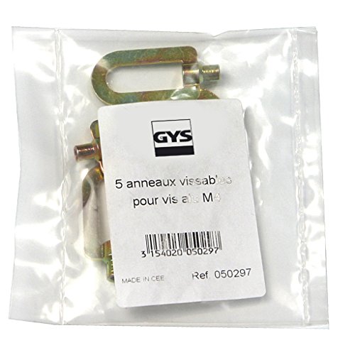 GYS 050297 Anschrauböse für Anschweiß-Gewindebolzen - Ø 4 mm - 5 Stück GYS 050297 Anschrauböse für Anschweiß-Gewindebolzen - Ø 4 mm - 5 Stück von Toparc