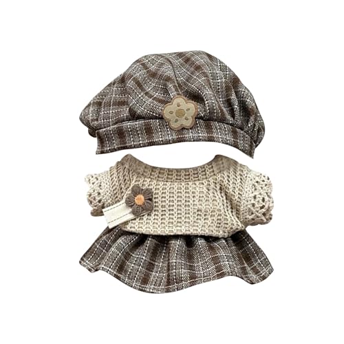 Niedliche Mini Plüsch Puppen Kleidung, nur Bekleidungs (Keine Puppe), Labubu Puppenkleidung, Niedliches Mini Kuscheltier Outfit, DIY Kinder Geschenke Bekleidungszubehör Labubu-Kostüme Puppenzubehör von Topassion