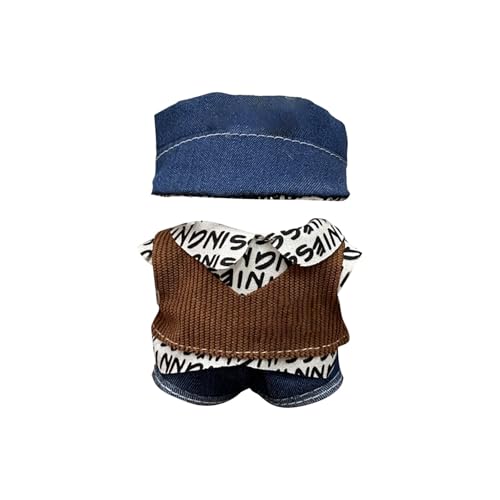 Niedliche Mini Plüsch Puppen Kleidung, nur Bekleidungs (Keine Puppe), Labubu Puppenkleidung, Niedliches Mini Kuscheltier Outfit, DIY Kinder Geschenke Bekleidungszubehör Labubu-Kostüme Puppenzubehör von Topassion