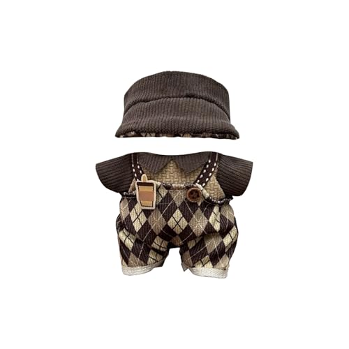 Niedliche Mini Plüsch Puppen Kleidung, nur Bekleidungs (Keine Puppe), Labubu Puppenkleidung, Niedliches Mini Kuscheltier Outfit, DIY Kinder Geschenke Bekleidungszubehör Labubu-Kostüme Puppenzubehör von Topassion
