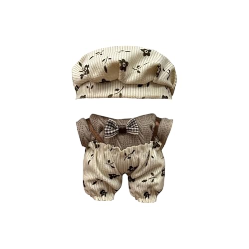 Niedliche Mini Plüsch Puppen Kleidung, nur Bekleidungs (Keine Puppe), Labubu Puppenkleidung, Niedliches Mini Kuscheltier Outfit, DIY Kinder Geschenke Bekleidungszubehör Labubu-Kostüme Puppenzubehör von Topassion