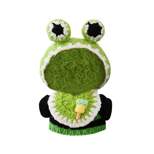 Niedliche Mini Plüsch Puppen Kleidung, nur Bekleidungs (Keine Puppe), Labubu Puppenkleidung, Niedliches Mini Kuscheltier Outfit, DIY Kinder Geschenke Bekleidungszubehör Labubu-Kostüme Puppenzubehör von Topassion