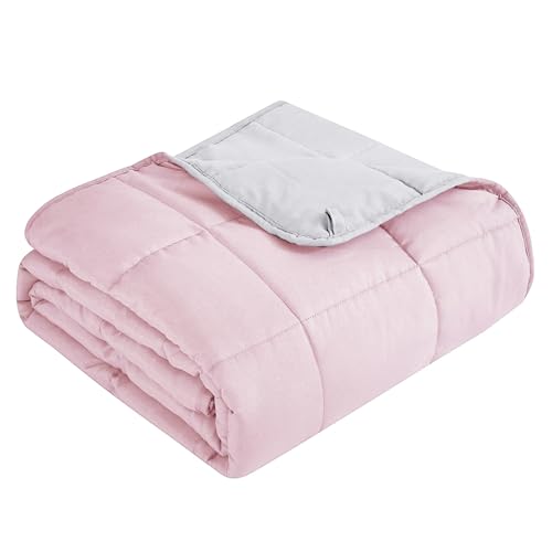 Topcee Gewichtete Decke für Erwachsene (9 kg, 152,4 x 203,2 cm, Queen-Size), kühlende, schwere Decke zum Schlafen, atmungsaktive Decke mit hochwertigen Glasperlen, für alle Jahreszeiten von Topcee