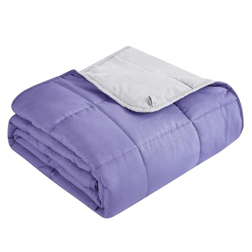 Topcee Gewichtete Decke für Erwachsene (9 kg, 152,4 x 203,2 cm, Queen-Size), kühlende, schwere Decke zum Schlafen, atmungsaktive Decke mit hochwertigen Glasperlen, für alle Jahreszeiten von Topcee
