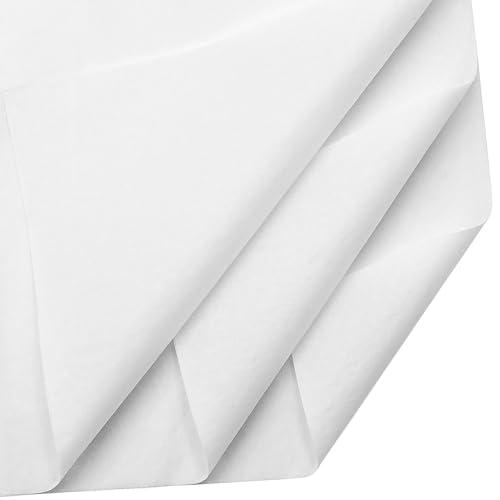 Topeedy Seidenpapier, 76 x 100 cm, Weiß, 20 Blatt, weißes Seidenpapier zum Verpacken von Babypartys, Weihnachtsgeschenken, Jäten, Geburtstags-Geschenkboxen oder Bastelarbeiten, Weiß Topeedy Seidenpapier, 76 x 100 cm, Weiß, 20 Blatt, weißes Seidenpapier zum Verpacken von Babypartys, Weihnachtsgeschenken, Jäten, Geburtstags-Geschenkboxen oder Bastelarbeiten, Weiß von Topeedy
