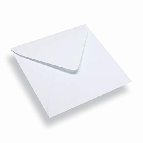 20 Briefumschläge quadratisch 16x16 cm weiss 90g/qm 20 Briefumschläge quadratisch 16x16 cm weiss 90g/qm von Tophobby