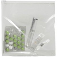 Topmatic® Gleitverschlussbeutel mit Bodenfalte transparent/weiß 70 my, 1 St. von Topmatic®