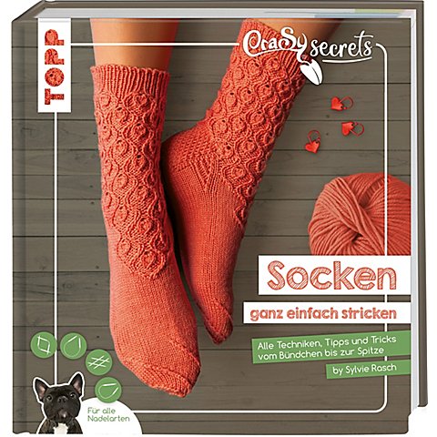 Buch "CraSy Secrets - Socken ganz einfach stricken" von Topp