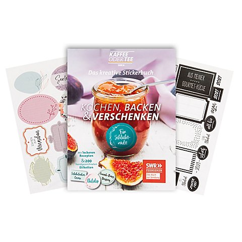 Buch "Das kreative Stickerbuch – Kochen, Backen & Verschenken" von Topp