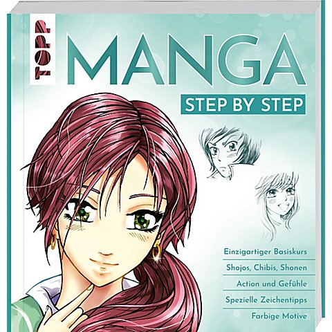 Buch "Manga Step by Step" von Topp
